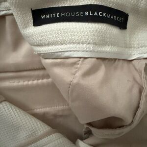 White House Black Market  in Soft “Off-White” Pants (4P)